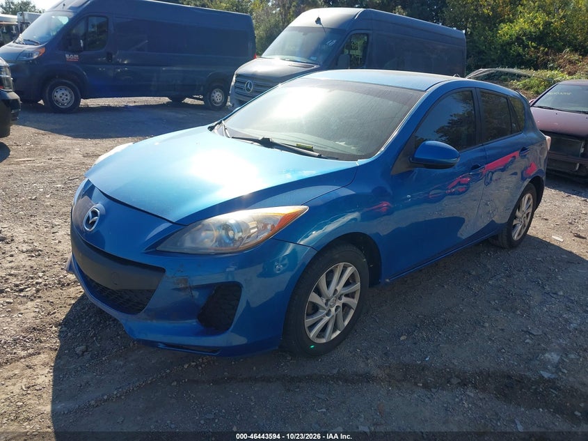 Vin: jm1bl1l74c1618337, lot: 46943970, mazda mazda3 i touring 20122
