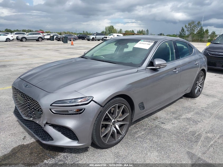 2026 Genesis G70 2.5T Rwd, Left Front, IAAI, VIN KMTG14SC1TU167377 — photo 2