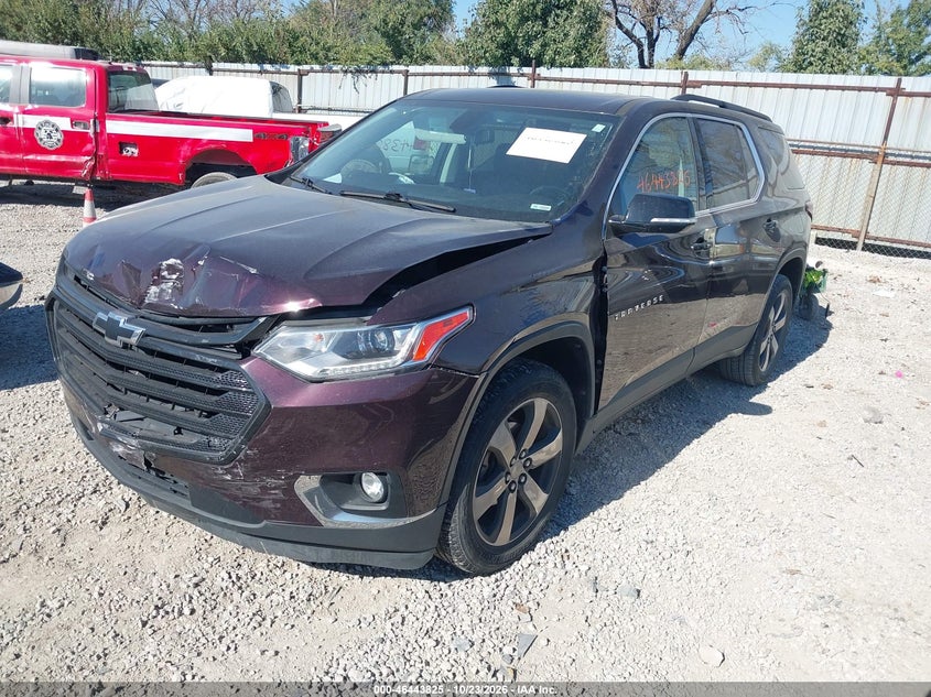 2019 Chevrolet Traverse 3Lt, Front End, IAAI, VIN 1GNERHKW6KJ115055 — photo 2