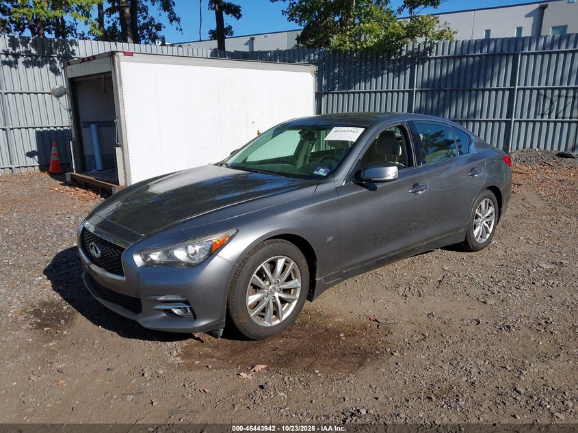 2015 Infiniti Q50 Premium, Normal Wear & Tear, IAAI, VIN JN1BV7AR7FM412081 — photo 2