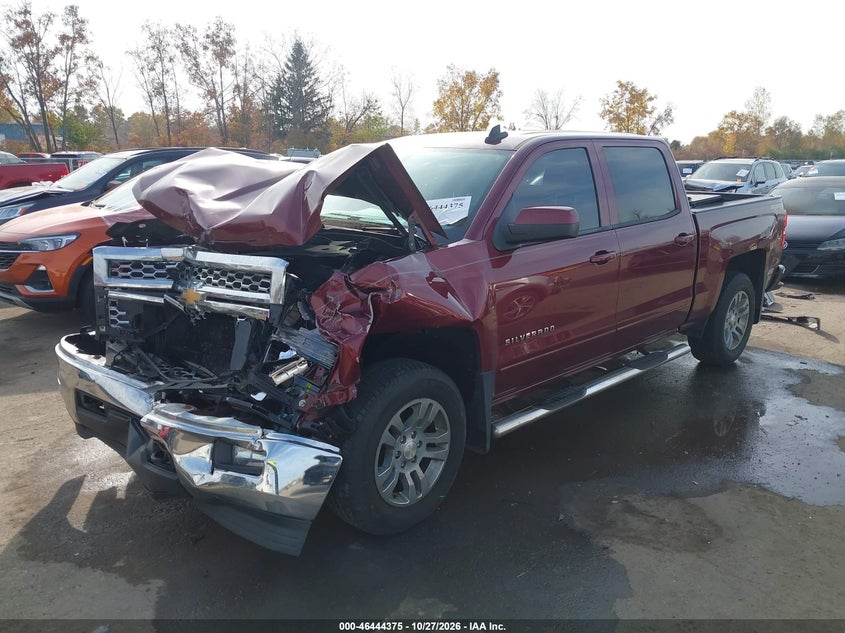 Vin: 3gcukrec5fg438813, lot: 46944751, chevrolet silverado 1500 1lt 20152