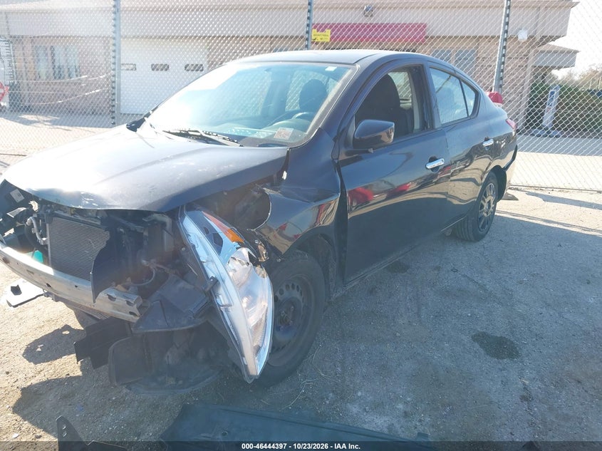 2019 Nissan Versa 1.6 Sv, Удар спереди, IAAI, VIN 3N1CN7AP0KL870763 — фото 2