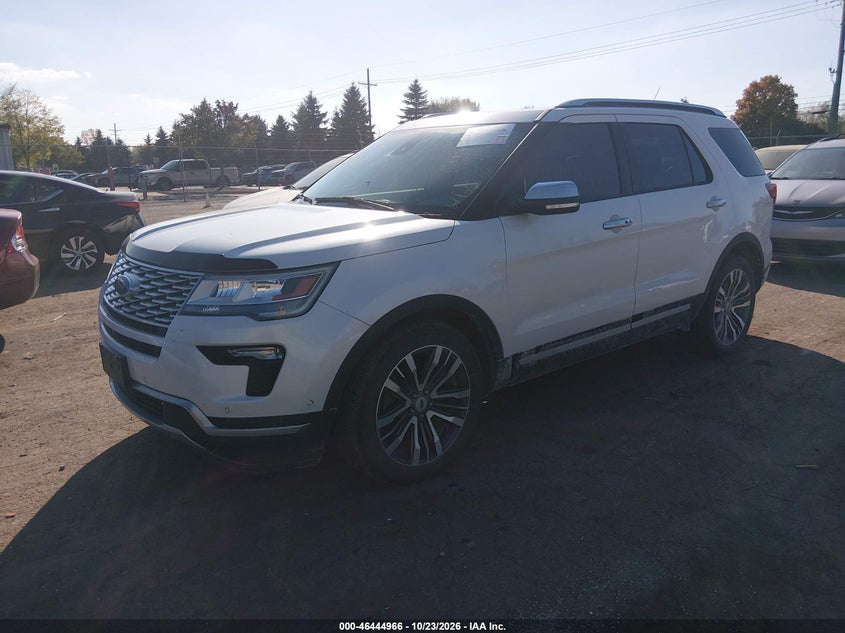 2018 Ford Explorer Platinum, Обычный износ, IAAI, VIN 1FM5K8HT6JGA40651 — фото 2