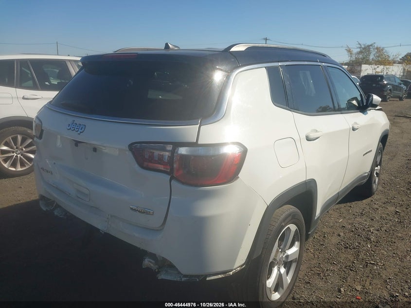 Vin: 3c4njdbb2kt834589, lot: 46945352, jeep compass latitude 4x4 20194