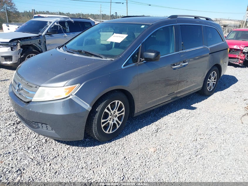 2012 Honda Odyssey Ex, Обычный износ, IAAI, VIN 5FNRL5H47CB135470 — фото 2
