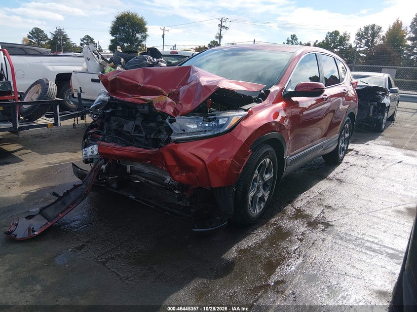 Vin: 2hkrw1h80jh500993, lot: 46945733, honda cr-v ex-l/ex-l navi 20182