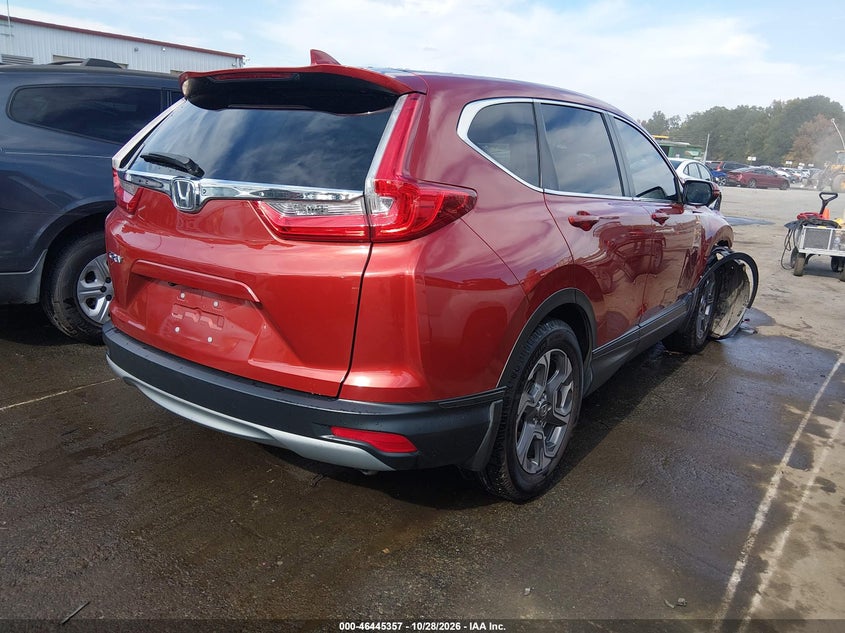 Vin: 2hkrw1h80jh500993, lot: 46945733, honda cr-v ex-l/ex-l navi 20184
