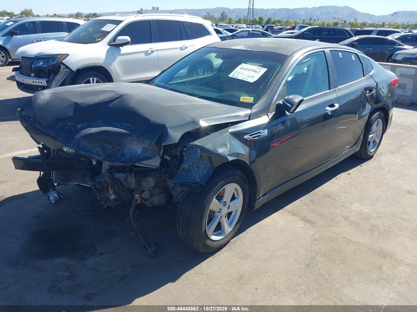 Vin: 5xxgt4l16gg087574, lot: 46945938, kia optima lx turbo 20162