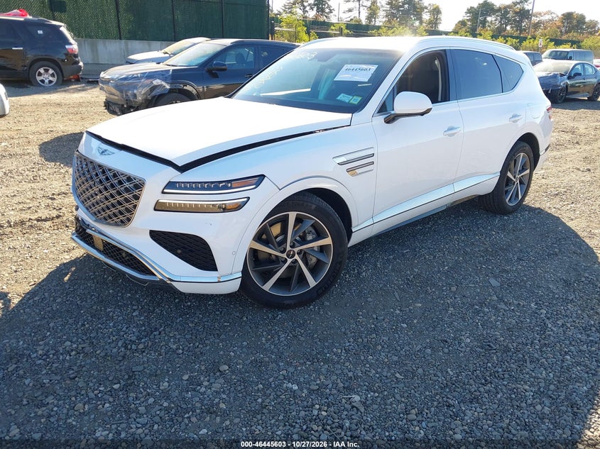 Vin: kmuhbesb9su251620, lot: 46945979, genesis gv80 2.5t advanced awd 20252