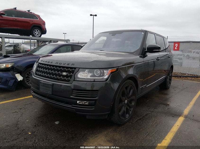 2016 Land Rover Range Rover 5.0L V8 Supercharged, Обычный износ, IAAI, VIN SALGS3EFXGA258157 — фото 2