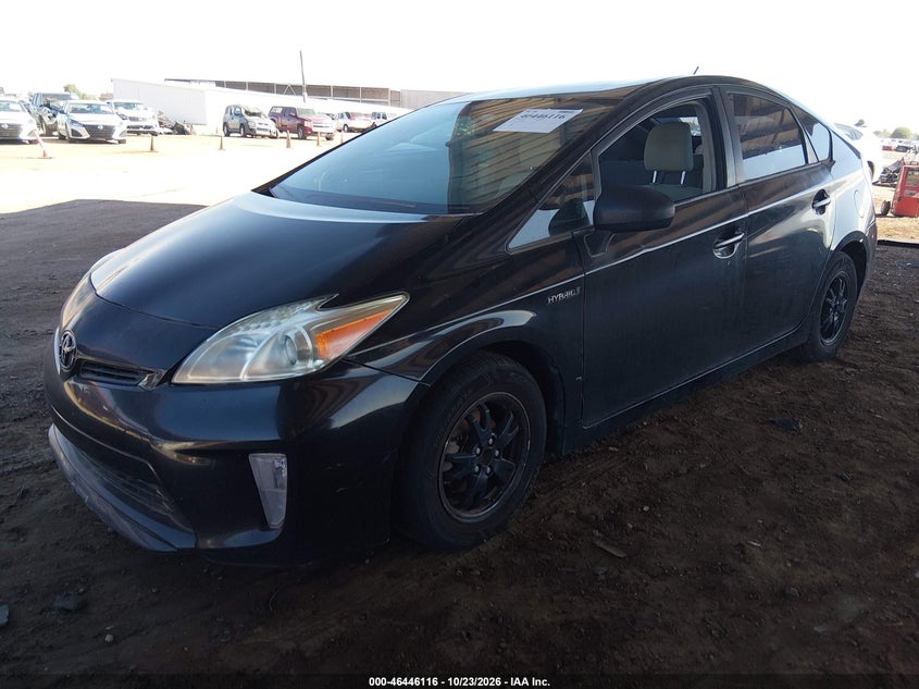 2012 Toyota Prius Two, Звичайний знос, IAAI, VIN JTDKN3DU3C5454081 — фото 2