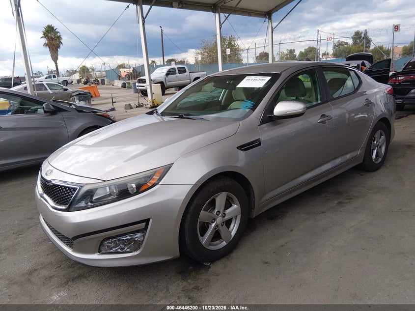 2015 Kia Optima Lx, Угон, IAAI, VIN 5XXGM4A72FG367060 — фото 2