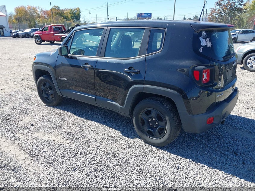 Vin: zacnjbab3kpj87159, lot: 46946745, jeep renegade sport 4x4 20193
