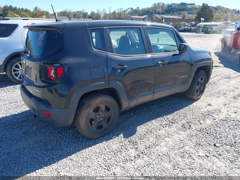 Vin: zacnjbab3kpj87159, lot: 46946745, jeep renegade sport 4x4 20194