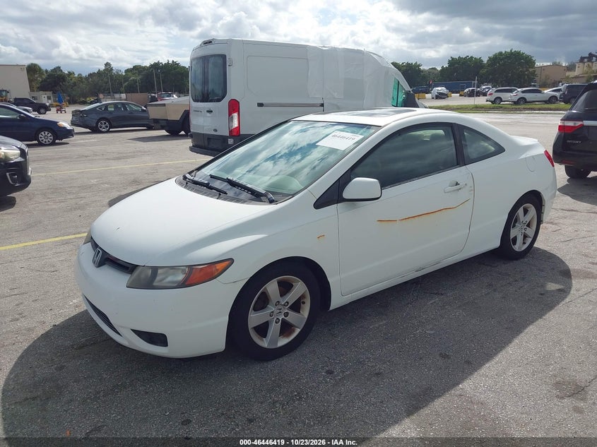 2006 Honda Civic Ex, Обычный износ, IAAI, VIN 2HGFG12856H548533 — фото 2