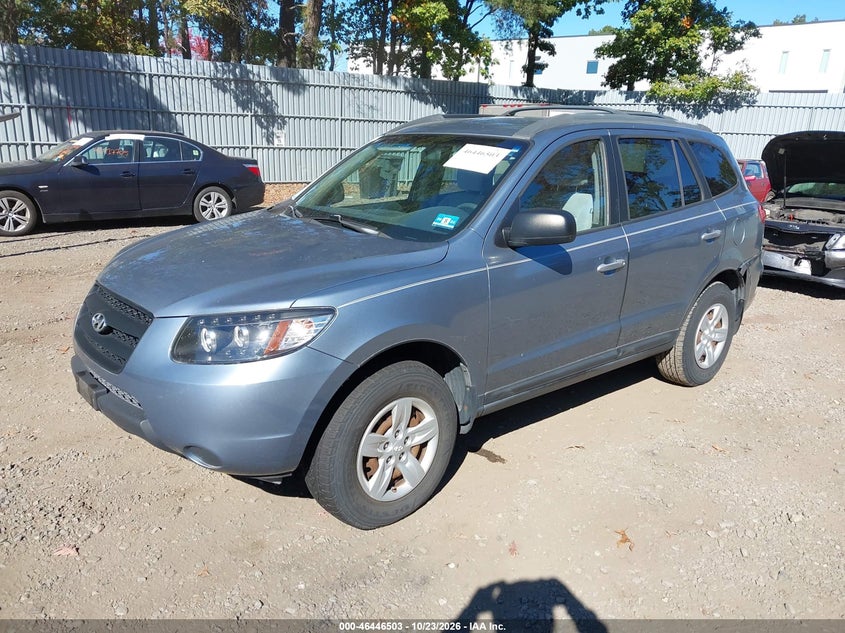 2009 Hyundai Santa Fe Gls, Обычный износ, IAAI, VIN 5NMSG73D59H250634 — фото 2
