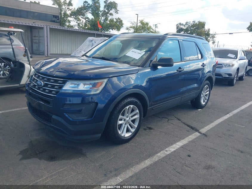 2016 Ford Explorer, Удар спереду, IAAI, VIN 1FM5K7B88GGB45053 — фото 2