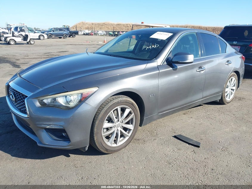2018 Infiniti Q50 2.0T Pure, All Over, IAAI, VIN JN1CV7AP7JM241411 — photo 2