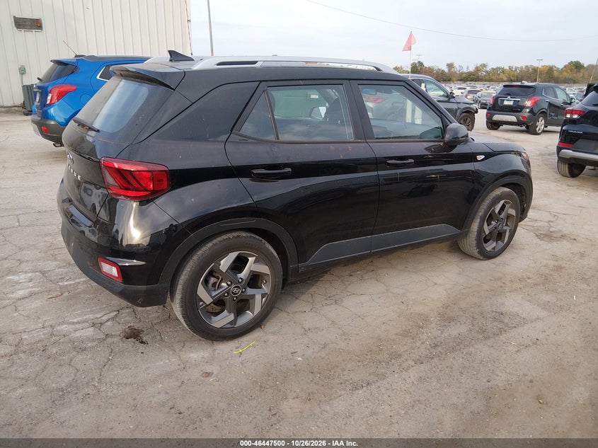 Vin: kmhrc8a33nu193729, lot: 46947876, hyundai venue sel 20224