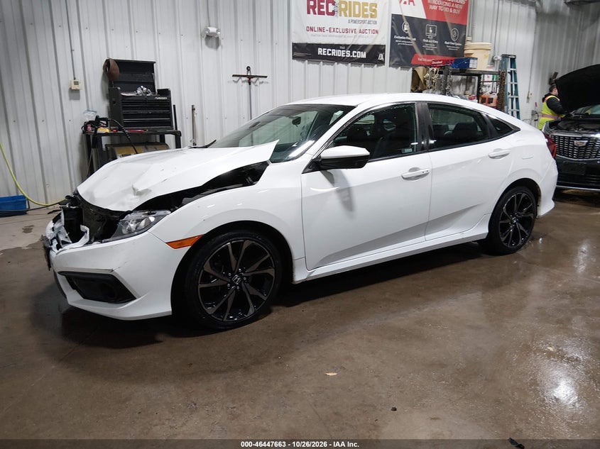 Vin: 19xfc2f87ke049426, lot: 46948039, honda civic sport 20192