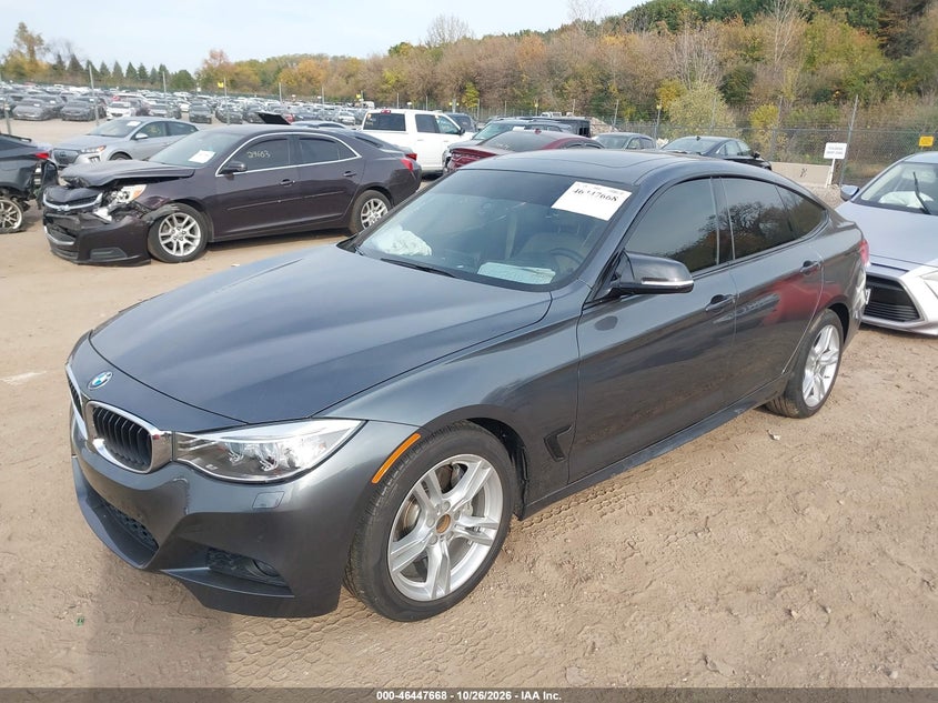 Vin: wba3x9c54gd869253, lot: 46948044, bmw 335i gran turismo xdrive 20162
