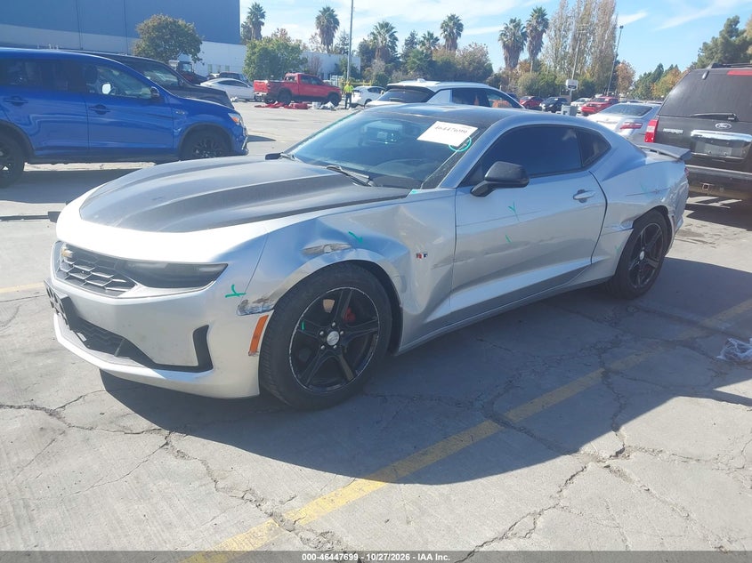Vin: 1g1fb1rx8k0130582, lot: 46948075, chevrolet camaro 1lt 20192