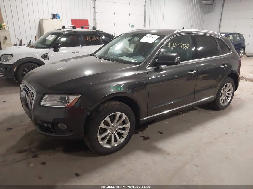 Vin: wa1lfafp9fa139255, lot: 46948215, audi q5 2.0t premium 20152