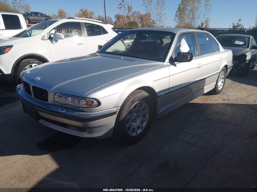 BMW 740IL 2001 VIN WBAGH83421DP19990