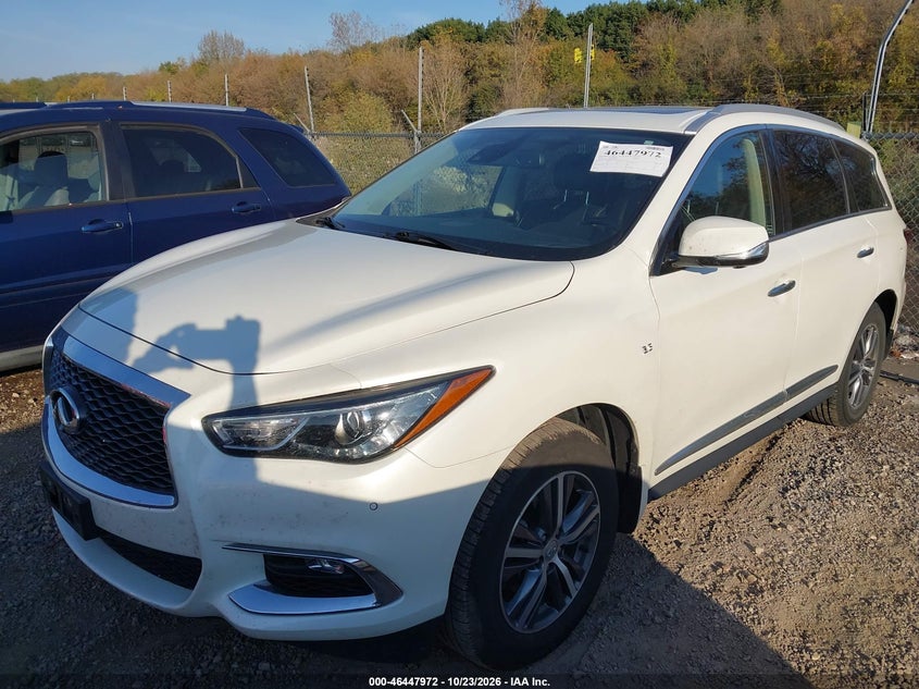 Vin: 5n1dl0mm3lc508211, lot: 46948348, infiniti qx60 luxe awd 20202