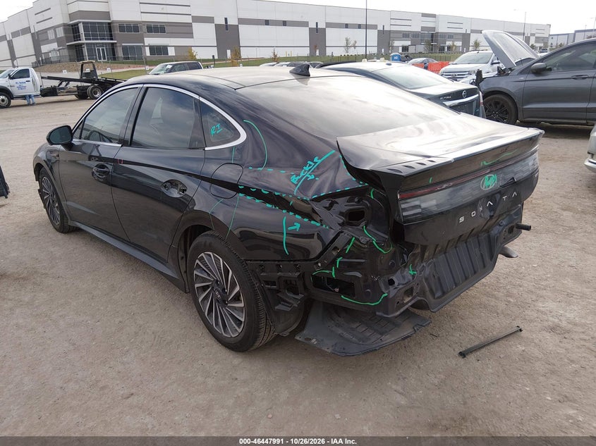 Vin: kmhl54jj9ra101764, lot: 46948367, hyundai sonata hybrid limited 20243