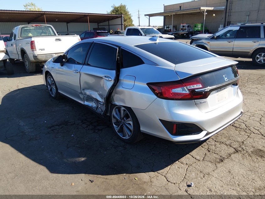 Vin: jhmzc5f39jc015026, lot: 46948378, honda clarity plug-in hybrid touring 20183