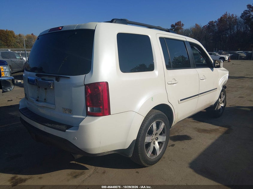 Vin: 5fnyf4h99db003109, lot: 46948450, honda pilot touring 20134