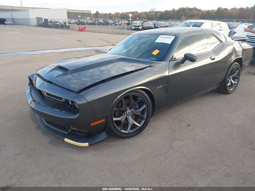 Vin: 2c3cdzbtxkh620838, lot: 46948468, dodge challenger r/t 20192
