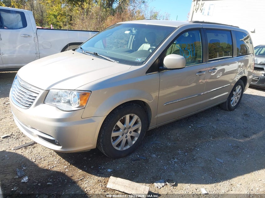 Vin: 2c4rc1bg5gr229000, lot: 46948687, chrysler town & country touring 20162
