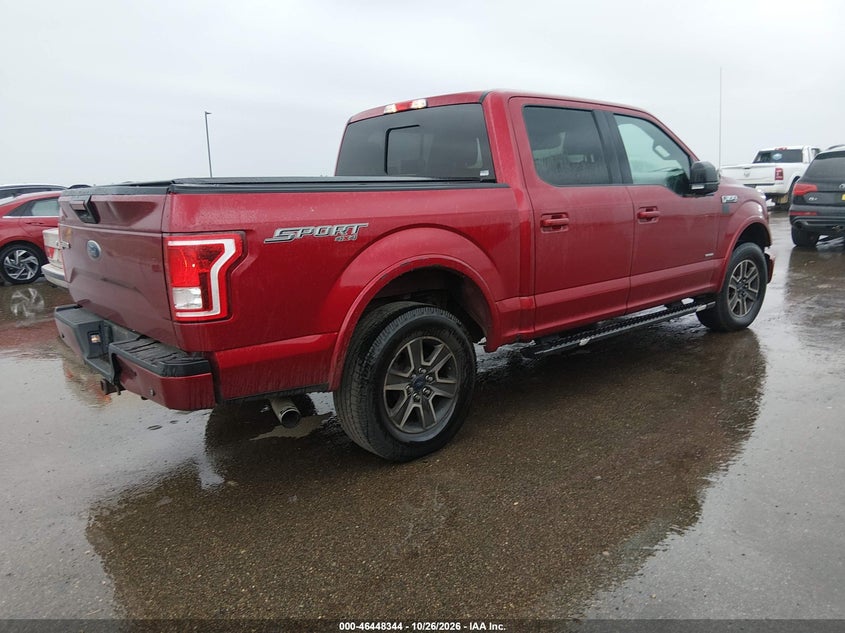 Vin: 1ftew1ep1fkd75828, lot: 46948720, ford f-150 xlt 20154