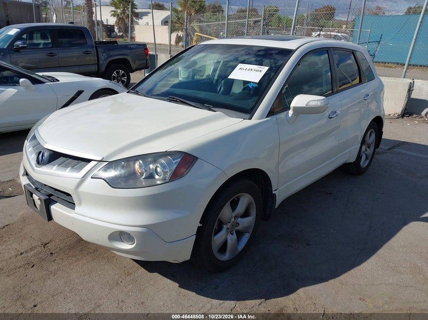 2009 Acura Rdx, Обычный износ, IAAI, VIN 5J8TB18299A008626 — фото 2