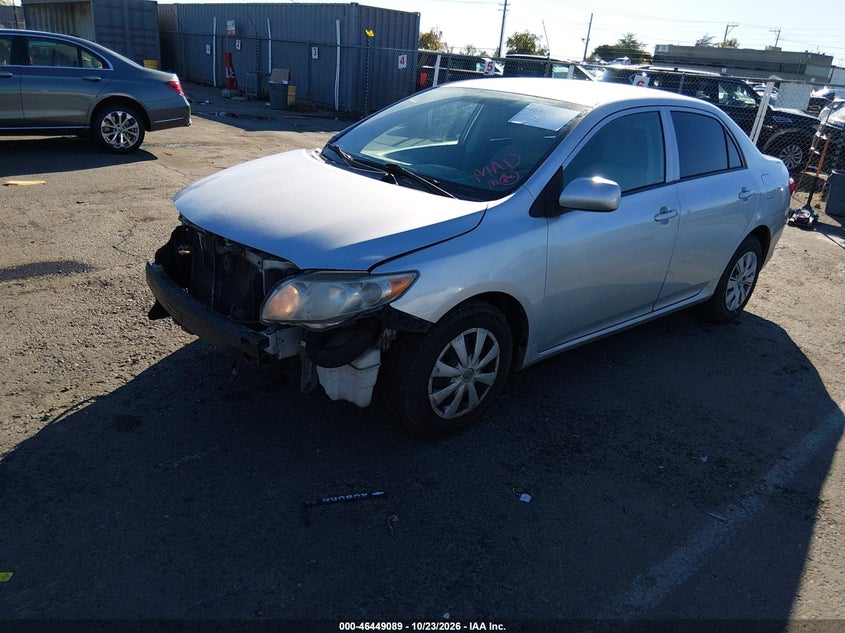 2009 Toyota Corolla Le, Front End, IAAI, VIN 1NXBU40E59Z090599 — photo 2
