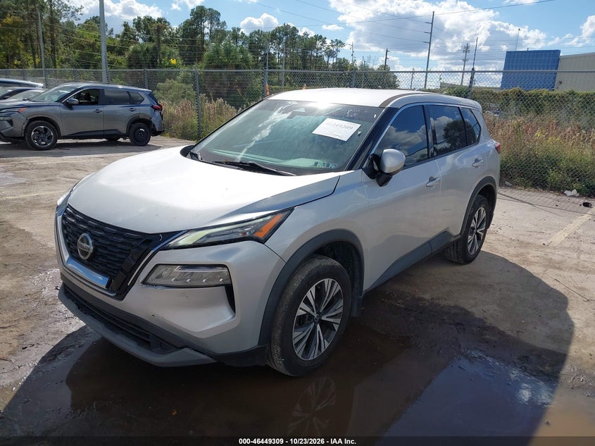 2021 Nissan Rogue Sv Intelligent Awd, Transmission Damage, IAAI, VIN 5N1AT3BBXMC839844 — photo 2