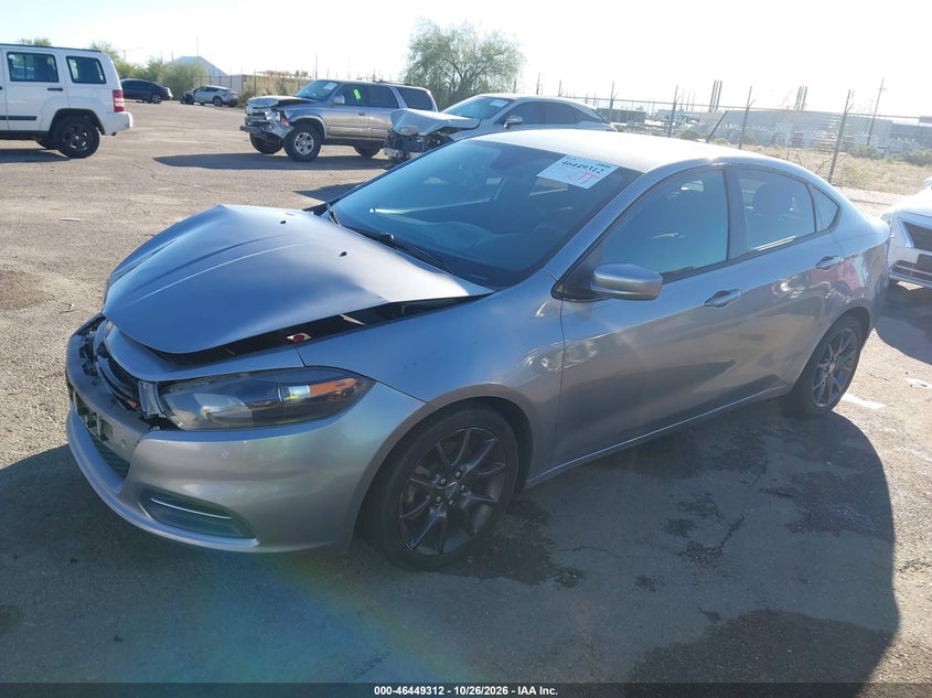 Vin: 1c3cdfaa1fd432324, lot: 46949687, dodge dart se 20152