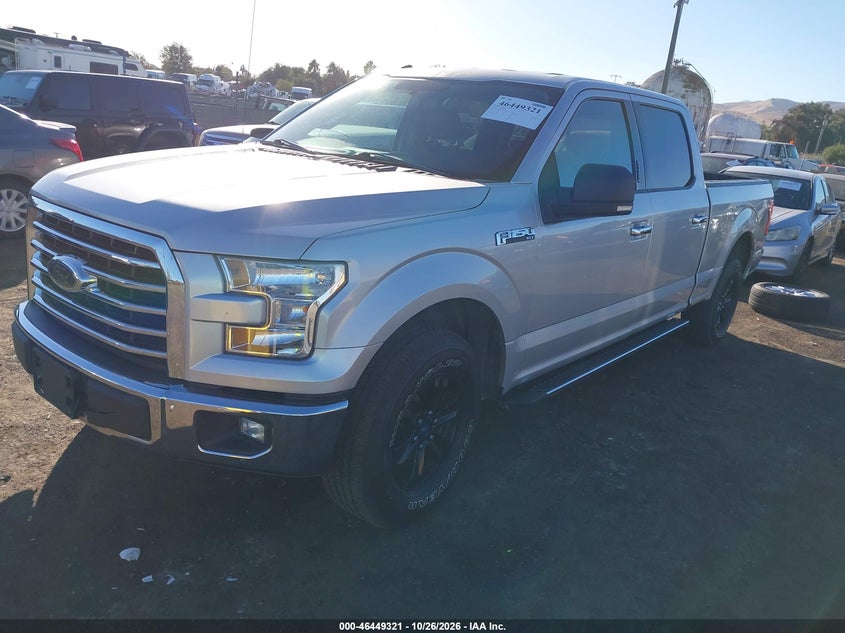 Vin: 1ftew1cf8gkd39677, lot: 46949697, ford f-150 xlt 20162