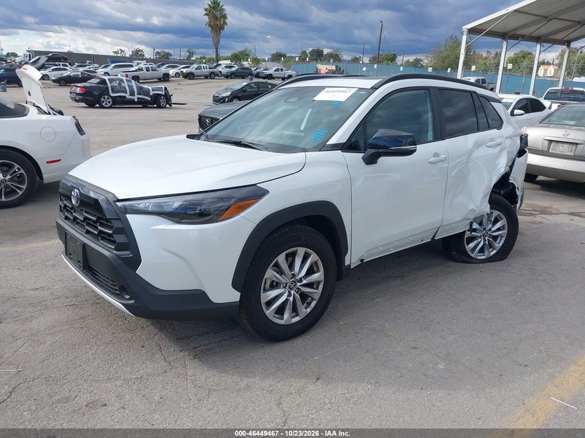 2026 Toyota Corolla Cross Le, Left Rear, IAAI, VIN 7MUBAAAG9TV192324 — photo 2