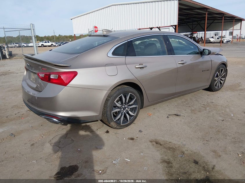 Vin: 1g1zg5st6pf118609, lot: 46950007, chevrolet malibu fwd rs 20234