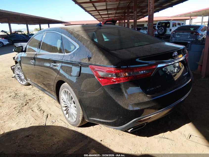 Vin: 4t1bk1eb6gu228487, lot: 46950201, toyota avalon limited 20163