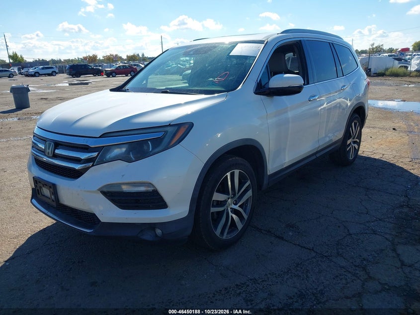 2016 Honda Pilot Touring, Normal Wear & Tear, IAAI, VIN 5FNYF6H98GB076603 — photo 2