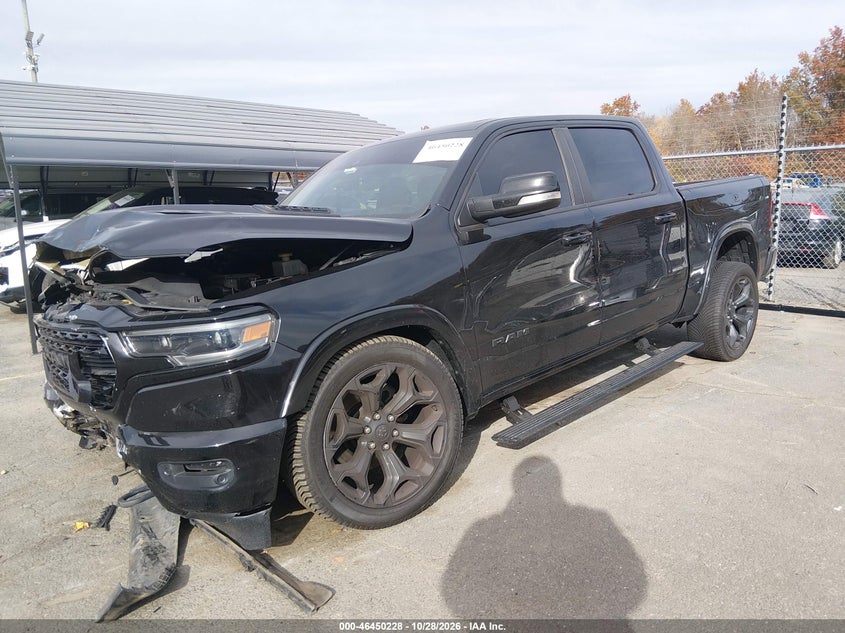 Vin: 1c6srfht9nn120591, lot: 46950604, ram 1500 limited  4x4 5'7 box 20222