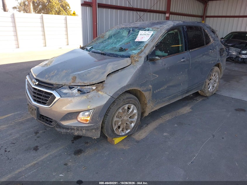 Vin: 3gnaxjev8js641750, lot: 46950657, chevrolet equinox lt 20182