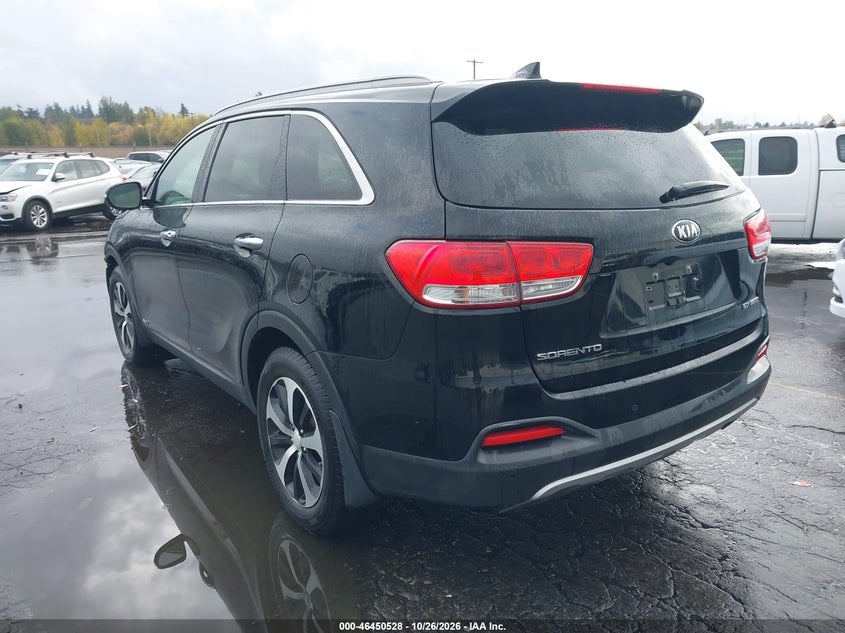Vin: 5xyphda10gg017035, lot: 46950904, kia sorento 2.0t ex 20163