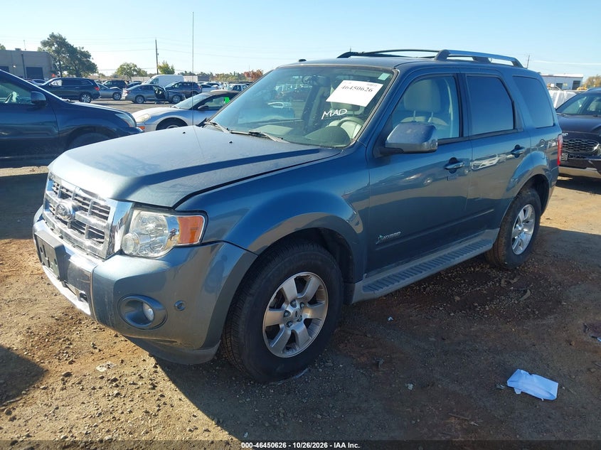 Vin: 1fmcu4k35akb31474, lot: 46951002, ford escape hybrid limited 20102