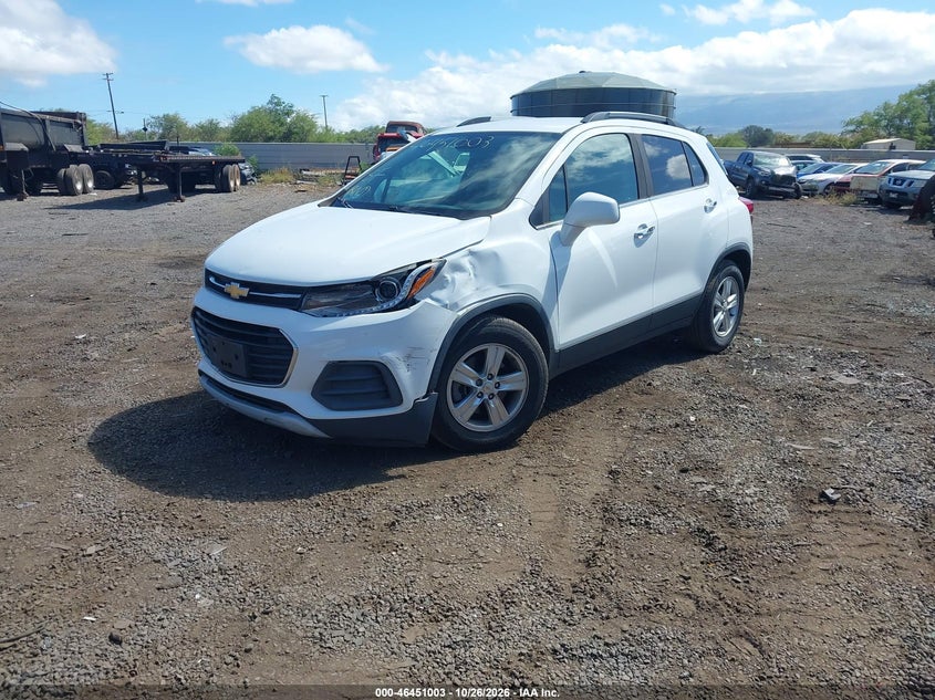 Vin: kl7cjlsb5kb847711, lot: 46951379, chevrolet trax lt 20192