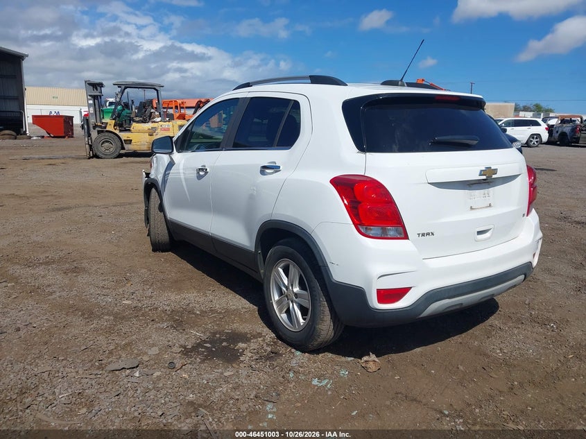 Vin: kl7cjlsb5kb847711, lot: 46951379, chevrolet trax lt 20193